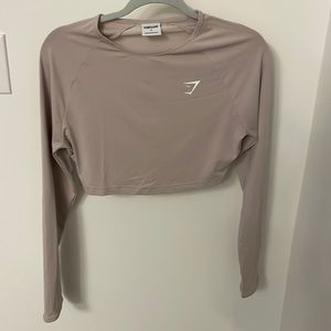 Gym shark long sleeve crop
